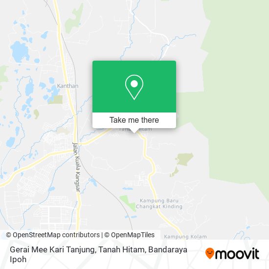 Gerai Mee Kari Tanjung, Tanah Hitam map