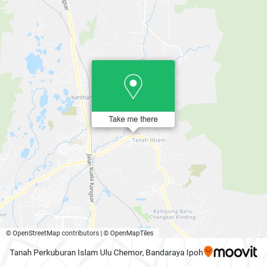 Tanah Perkuburan Islam Ulu Chemor map