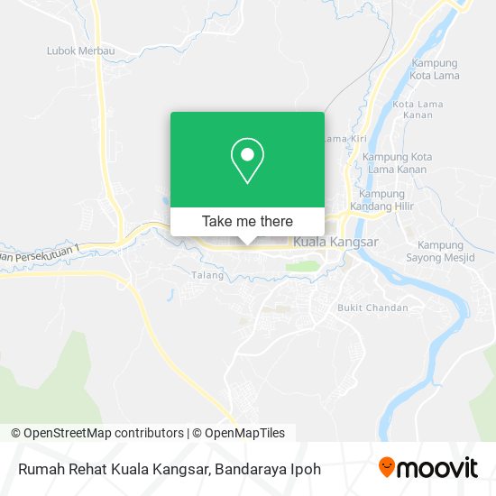 Rumah Rehat Kuala Kangsar map