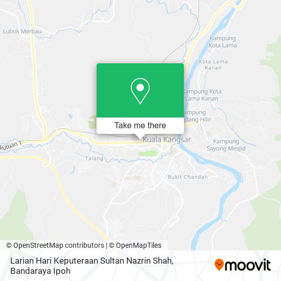 Larian Hari Keputeraan Sultan Nazrin Shah map