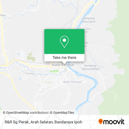 R&R Sg Perak, Arah Selatan map