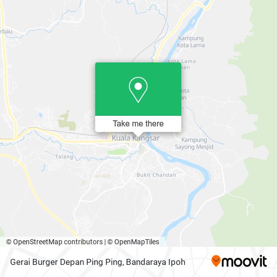 Gerai Burger Depan Ping Ping map