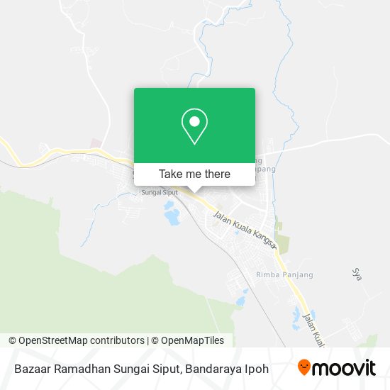 Bazaar Ramadhan Sungai Siput map
