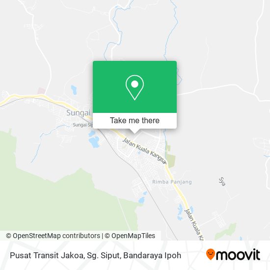 Pusat Transit Jakoa, Sg. Siput map