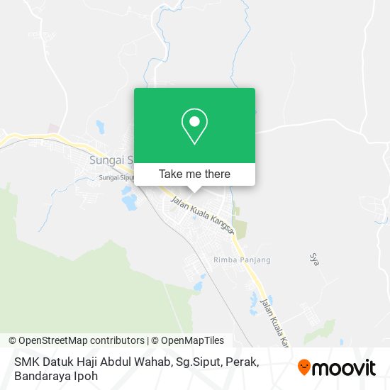 SMK Datuk Haji Abdul Wahab, Sg.Siput, Perak map