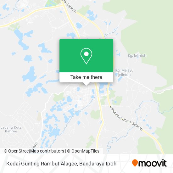 Peta Kedai Gunting Rambut Alagee