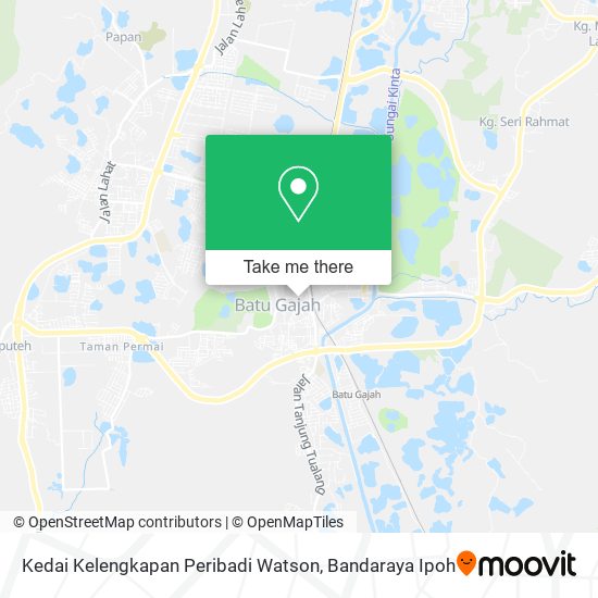 Kedai Kelengkapan Peribadi Watson map