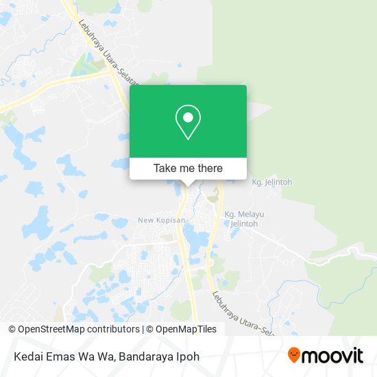 Kedai Emas Wa Wa map