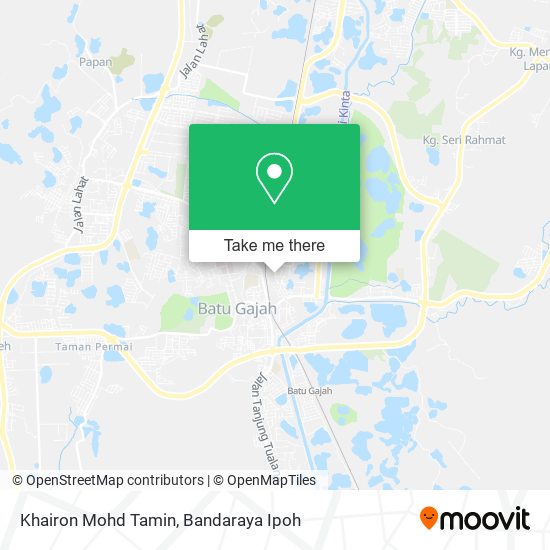 Peta Khairon Mohd Tamin