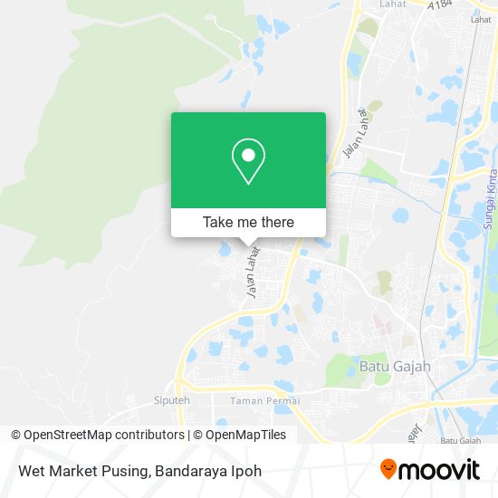 Wet Market Pusing map