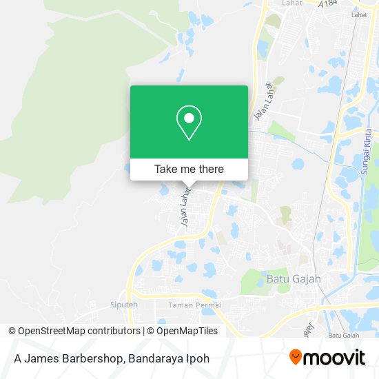 A James Barbershop map