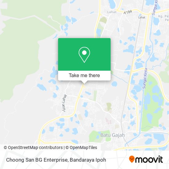 Peta Choong San BG Enterprise