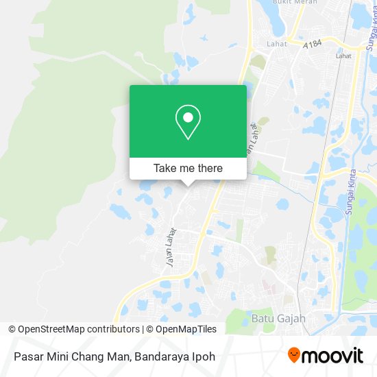 Peta Pasar Mini Chang Man