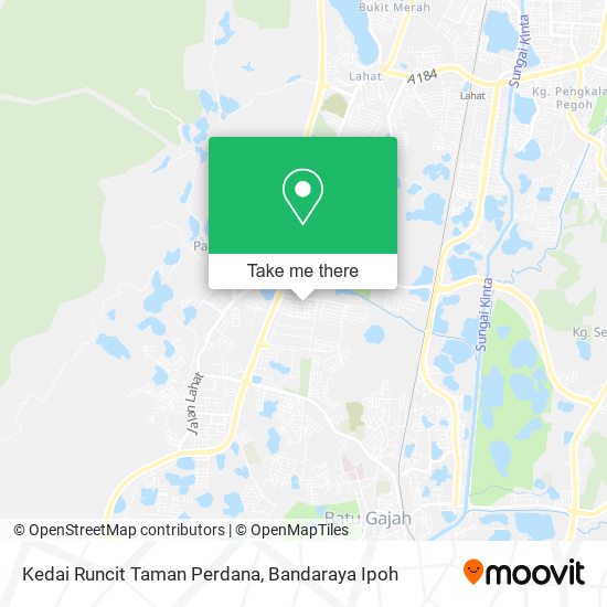 Kedai Runcit Taman Perdana map