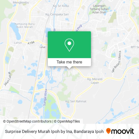 Surprise Delivery Murah Ipoh by Ina map