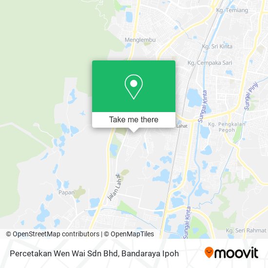 Peta Percetakan Wen Wai Sdn Bhd