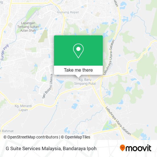 G Suite Services Malaysia map