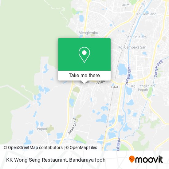 KK Wong Seng Restaurant map