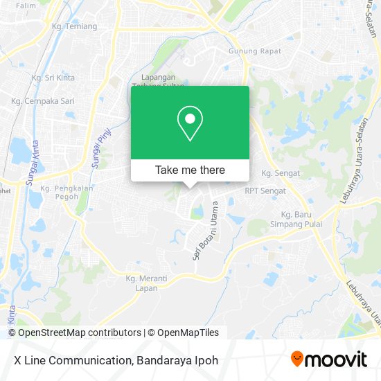 X Line Communication map