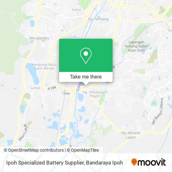 Peta Ipoh Specialized Battery Supplier