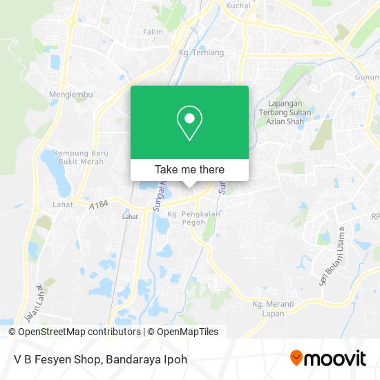 V B Fesyen Shop map