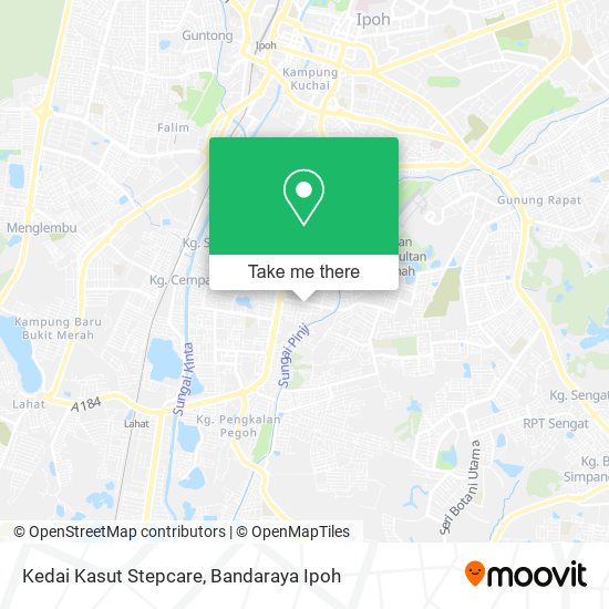 Kedai Kasut Stepcare map