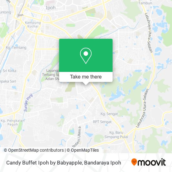 Candy Buffet Ipoh by Babyapple map