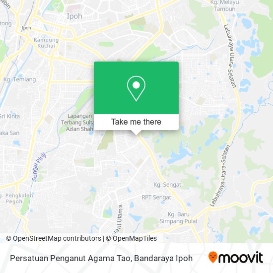 Peta Persatuan Penganut Agama Tao
