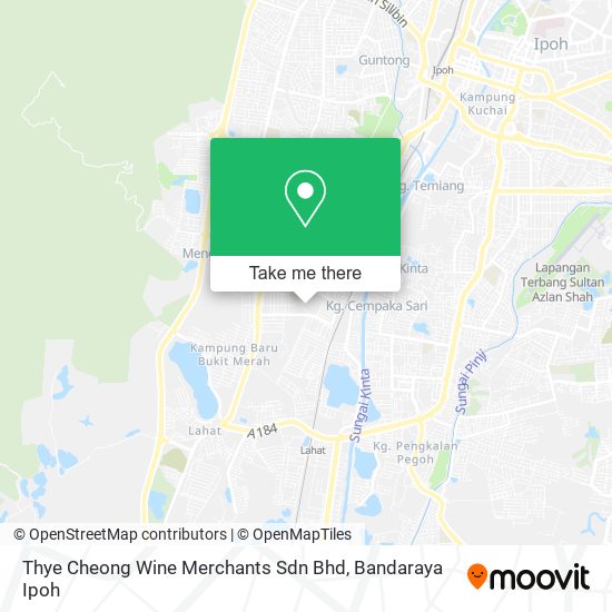 Peta Thye Cheong Wine Merchants Sdn Bhd