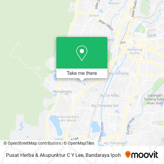Peta Pusat Herba & Akupunktur C Y Lee