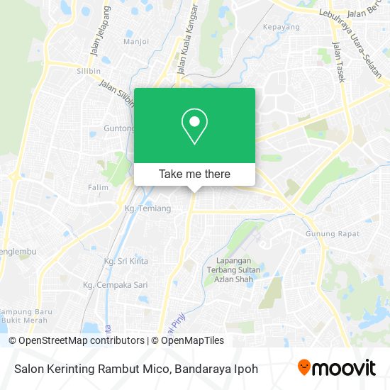 Peta Salon Kerinting Rambut Mico