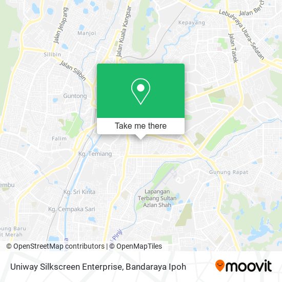 Uniway Silkscreen Enterprise map