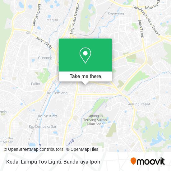 Kedai Lampu Tos Lighti map