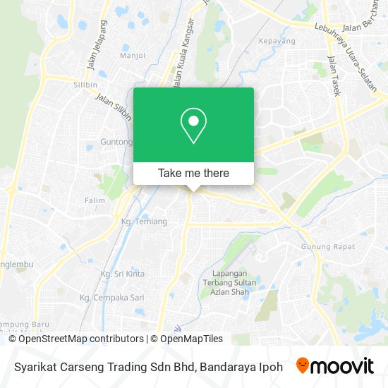Peta Syarikat Carseng Trading Sdn Bhd