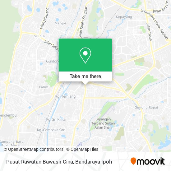 Pusat Rawatan Bawasir Cina map