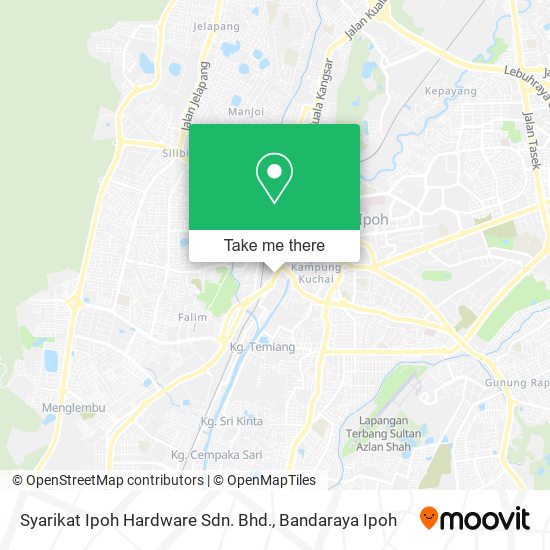 Syarikat Ipoh Hardware Sdn. Bhd. map