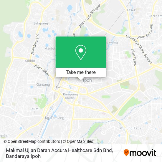 Makmal Ujian Darah Accura Healthcare Sdn Bhd map