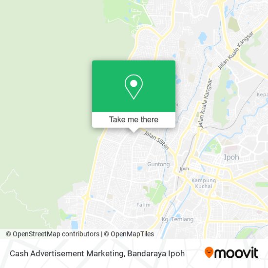 Cash Advertisement Marketing map