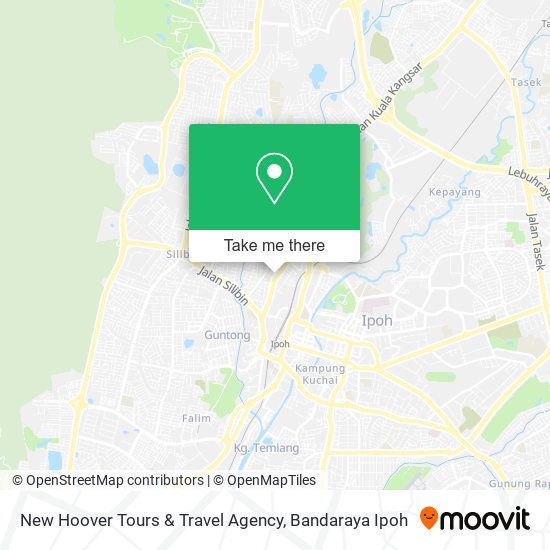 New Hoover Tours & Travel Agency map