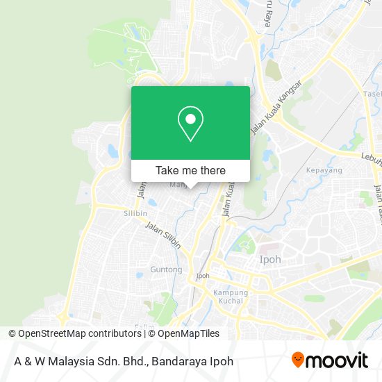 A & W Malaysia Sdn. Bhd. map
