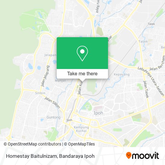 Homestay Baitulnizam map