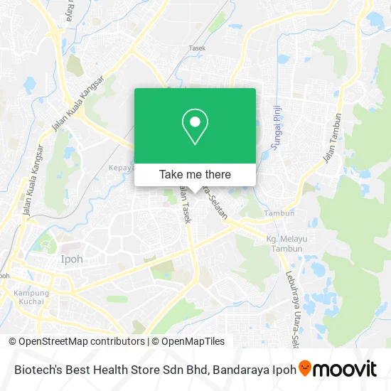 Biotech's Best Health Store Sdn Bhd map