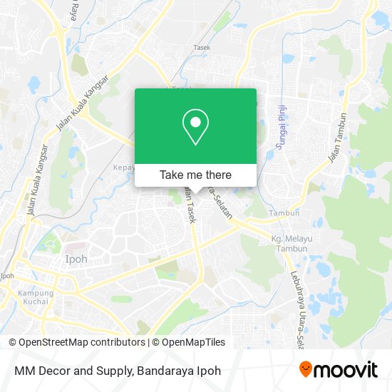 MM Decor and Supply map