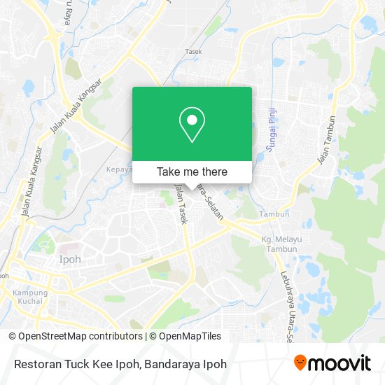 Restoran Tuck Kee Ipoh map