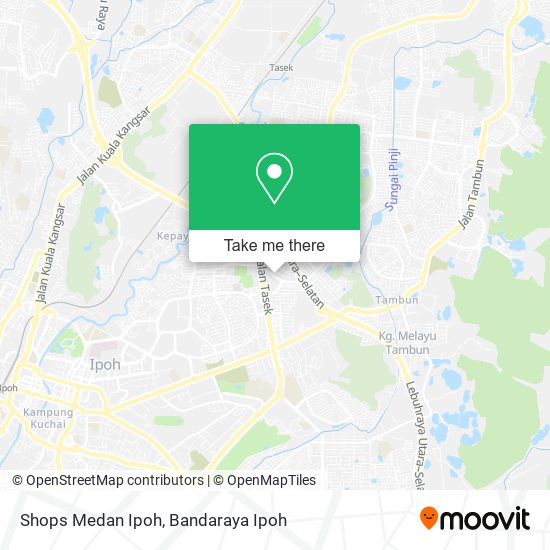 Shops Medan Ipoh map