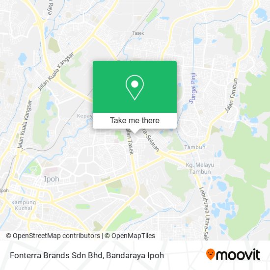 Fonterra Brands Sdn Bhd map
