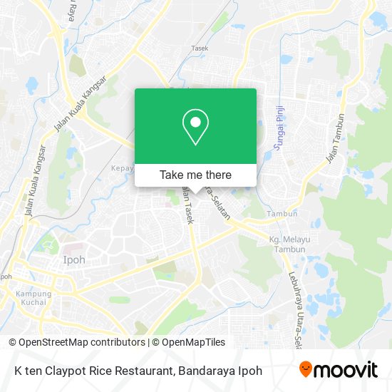 K ten Claypot Rice Restaurant map