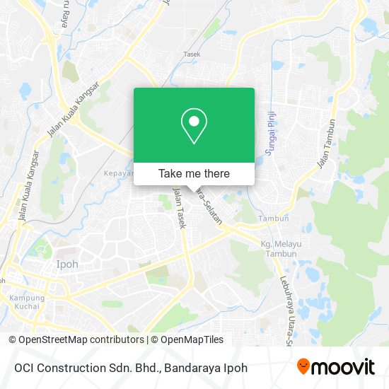 OCI Construction Sdn. Bhd. map