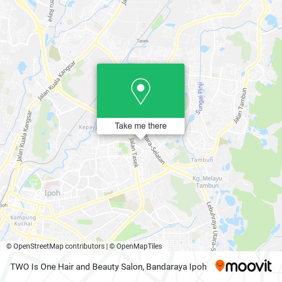 TWO Is One Hair and Beauty Salon map