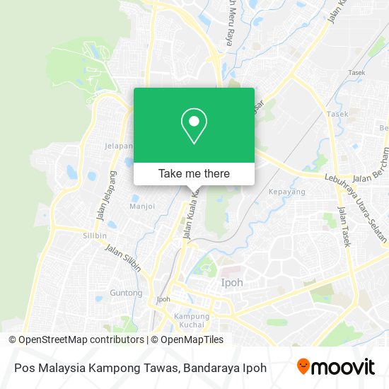 Pos Malaysia Kampong Tawas map
